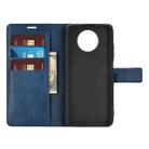 Retro Calf Pattern Buckle Horizontal Flip Leather Case with Holder & Card Slots & Wallet For Xiaomi Redmi Note 9 5G(Blue) - 4