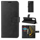 Retro Calf Pattern Buckle Horizontal Flip Leather Case with Holder & Card Slots & Wallet For Xiaomi POCO M3(Black) - 1