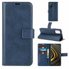 Retro Calf Pattern Buckle Horizontal Flip Leather Case with Holder & Card Slots & Wallet For Xiaomi POCO M3(Blue) - 1