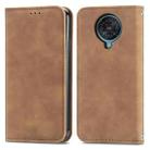 For Xiaomi Redmi K30 Pro / K30 Ultra Retro Skin Feel Business Magnetic Horizontal Flip Leather Case With Holder & Card Slots & Wallet & Photo Frame(Brown) - 1