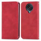 For Xiaomi Redmi K30 Pro / K30 Ultra Retro Skin Feel Business Magnetic Horizontal Flip Leather Case With Holder & Card Slots & Wallet & Photo Frame(Red) - 1