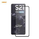 For Samsung Galaxy S21 5G 1pc ENKAY Hat-Prince Full Glue 0.26mm 9H 2.5D Tempered Glass Full Coverage Film Support Fingerprint Unlock - 1
