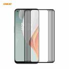 For OnePlus Nord N100 5 PCS ENKAY Hat-Prince Full Glue 0.26mm 9H 2.5D Tempered Glass Full Coverage Film - 1