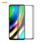 For Motorola Moto G9 Plus 2 PCS ENKAY Hat-Prince Anti-drop Full Glue Tempered Glass Full Screen Film Anti-fall Protector - 1