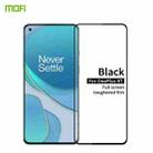 For OnePlus 8T MOFI 9H 2.5D Full Screen Tempered Glass Film(Black) - 1