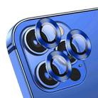 For iPhone 12 Pro ENKAY Hat-Prince Aluminium Alloy + Tempered Glass Camera Lens Cover Full Coverage Protector(Blue) - 1