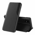 For Samsung Galaxy S21 Ultra 5G Attraction Flip Holder Leather Phone Case(Black) - 1