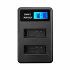For Canon LP-E12 Smart LCD Display USB Dual-Channel Charger - 2