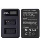 For Canon NB-10L Battery Smart LCD Display USB Dual-Channel Charger - 1