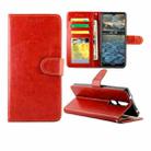For Nokia 2.4 Crazy Horse Texture Leather Horizontal Flip Protective Case with Holder & Card Slots & Wallet & Photo Frame(Brown) - 1