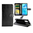 For OPPO Realme V5 5G/Realme 7 5G Crazy Horse Texture Leather Horizontal Flip Protective Case with Holder & Card Slots & Wallet & Photo Frame(Black) - 1