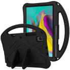 For Galaxy Tab S5e T720/T725 EVA Flat Anti Falling Protective Case Shell with Holder(Black) - 1