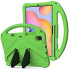 For Galaxy Tab S6 Lite P610/P615 EVA Flat Anti Falling Protective Case Shell with Holder(Green) - 1