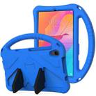 For Huawei MatePad T8 EVA Flat Anti Falling Protective Case Shell with Holder(Blue) - 1