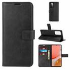 For Samsung Galaxy A72 5G / 4G Retro Calf Pattern Buckle Horizontal Flip Leather Case with Holder & Card Slots & Wallet (Black) - 1