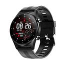 E13 1.28 inch IPS Color Screen Smart Watch, IP68 Waterproof, Silicone Watchband,Support Heart Rate Monitoring/Blood Pressure Monitoring/Blood Oxygen Monitoring/Sleep Monitoring(Black) - 1