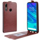 Crazy Horse Vertical Flip Leather Protective Case for Huawei P SMART Z(Brown) - 1