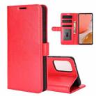 For Samsung Galaxy A72 5G / 4G R64 Texture Single Horizontal Flip Protective Case with Holder & Card Slots & Wallet& Photo Frame(Red) - 1