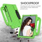 For Galaxy Tab S8 / Galaxy Tab S7 T870/T875 Diamond Series EVA  Anti-Fall Shockproof Sleeve Protective Shell Case with Holder & Strap(Green) - 3