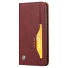 Knead Skin Texture Horizontal Flip Leather Case for Xiaomi Redmi Note 5 / Note 5 Pro, with Photo Frame & Holder & Card Slots & Wallet(Wine Red) - 1