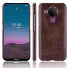 For Nokia 5.4 Shockproof Litchi Texture PC + PU Case(Brown) - 1