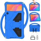 For Huawei Enjoy Tablet 2 10.1 EVA Flat Anti Falling Protective Case Shell with Holder(Blue) - 1