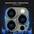 For iPhone 13 Pro / 13 Pro Max ENKAY Aluminium Alloy + Tempered Glass Camera Lens Cover (Blackish Green) - 2