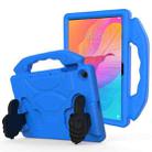 For Huawei MediaPad T10S 10.1/T10 9.7 Thumb Bracket EVA Shockproof Tablet Case(Blue) - 1