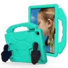 For Huawei MediaPad T10S 10.1/T10 9.7 Thumb Bracket EVA Shockproof Tablet Case (Glacier Green) - 1