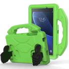 For Galaxy Tab A 7.0 T280/T285 EVA Material Children Flat Anti Falling Cover Protective Shell With Thumb Bracket(Green) - 1
