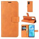 For OPPO Realme V5 / K7X Retro Calf Pattern Buckle Horizontal Flip Leather Case with Holder & Card Slots & Wallet(Yellow) - 1