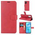 For OPPO Realme V5 / K7X Retro Calf Pattern Buckle Horizontal Flip Leather Case with Holder & Card Slots & Wallet(Red) - 1