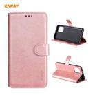 For Samsung Galaxy A42 5G ENKAY Hat-Prince Horizontal Flip PU Leather Case with Holder & Card Slots & Wallet(Pink) - 1