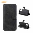For Samsung Galaxy A42 5G ENKAY Hat-Prince Horizontal Flip PU Leather Case with Holder & Card Slots & Wallet(Black) - 1
