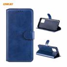 For Samsung Galaxy A42 5G ENKAY Hat-Prince Horizontal Flip PU Leather Case with Holder & Card Slots & Wallet(Dark Blue) - 1