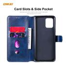 For Samsung Galaxy A42 5G ENKAY Hat-Prince Horizontal Flip PU Leather Case with Holder & Card Slots & Wallet(Dark Blue) - 4