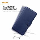 For Samsung Galaxy A42 5G ENKAY Hat-Prince Horizontal Flip PU Leather Case with Holder & Card Slots & Wallet(Dark Blue) - 5