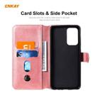 For Samsung Galaxy A52 5G / 4G ENKAY Hat-Prince Horizontal Flip PU Leather Case with Holder & Card Slots & Wallet(Pink) - 4