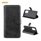 For Samsung Galaxy A52 5G / 4G ENKAY Hat-Prince Horizontal Flip PU Leather Case with Holder & Card Slots & Wallet(Black) - 1
