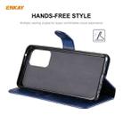 For Samsung Galaxy A52 5G / 4G ENKAY Hat-Prince Horizontal Flip PU Leather Case with Holder & Card Slots & Wallet(Dark Blue) - 3