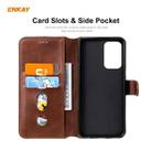 For Samsung Galaxy A52 5G / 4G ENKAY Hat-Prince Horizontal Flip PU Leather Case with Holder & Card Slots & Wallet(Brown) - 4
