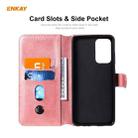 For Samsung Galaxy A72 5G / 4G ENKAY Hat-Prince Horizontal Flip PU Leather Case with Holder & Card Slots & Wallet(Pink) - 4