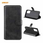 For Samsung Galaxy A72 5G / 4G ENKAY Hat-Prince Horizontal Flip PU Leather Case with Holder & Card Slots & Wallet(Black) - 1