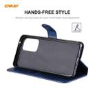 For Samsung Galaxy A72 5G / 4G ENKAY Hat-Prince Horizontal Flip PU Leather Case with Holder & Card Slots & Wallet(Dark Blue) - 3