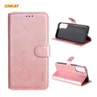 For Samsung Galaxy S21 5G ENKAY Hat-Prince Horizontal Flip PU Leather Case with Holder & Card Slots & Wallet(Pink) - 1