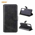 For Samsung Galaxy S21 5G ENKAY Hat-Prince Horizontal Flip PU Leather Case with Holder & Card Slots & Wallet(Black) - 1