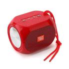 T&G TG196 TWS Subwoofer Bluetooth Speaker With Braided Cord, Support USB/AUX/TF Card/FM(Red) - 1