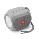 T&G TG196 TWS Subwoofer Bluetooth Speaker With Braided Cord, Support USB/AUX/TF Card/FM(Gray) - 1