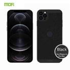 For iPhone 12 Pro Max MOFi Honeycomb Texture Breathable PC Shockproof Protective Back Cover Case(Black) - 1