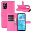 For OPPO Realme V5 / K7X / Realme Q2 / Realme 7 5G Litchi Texture Horizontal Flip Protective Case with Holder & Card Slots & Wallet(Rose Red) - 1